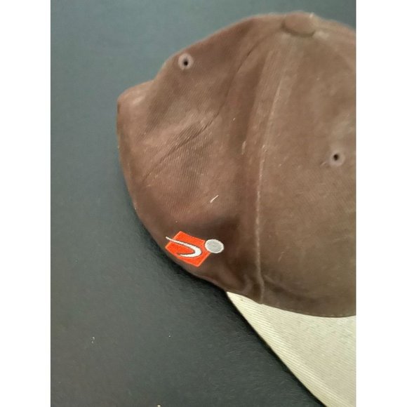 Cleveland Browns - Men's Brown Logo Hat with NFL Logo on Back - Picture 2 of 5